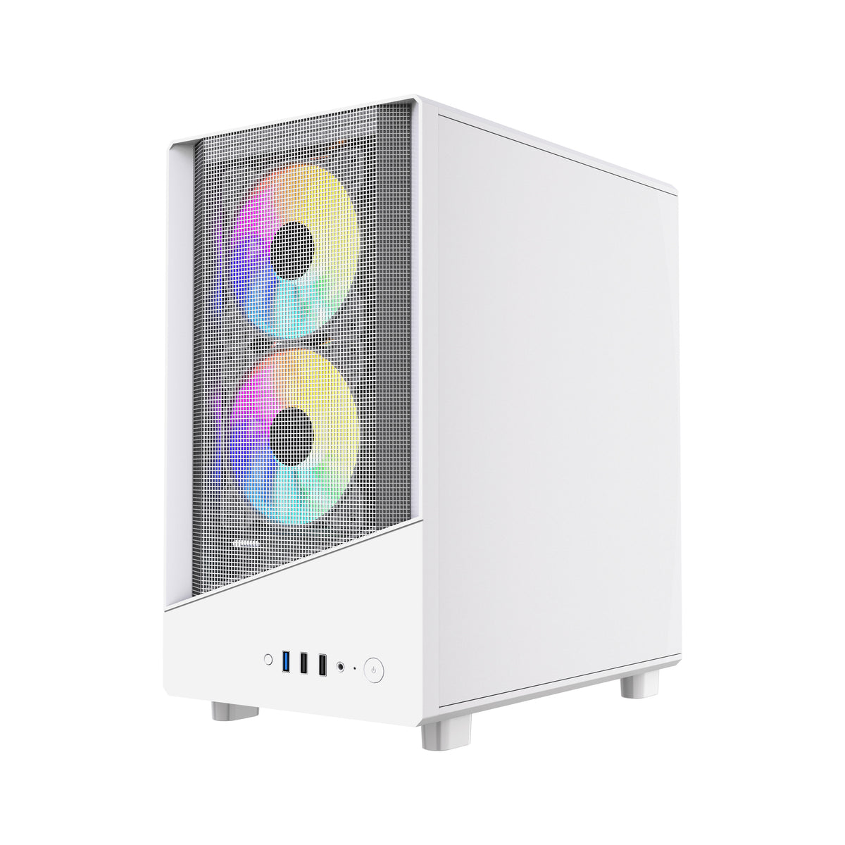 VIDA SPIRE M MATX WHITE GAMING CASE Micro Tower