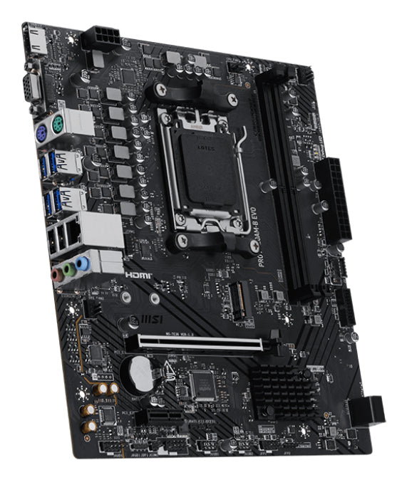 MSI PRO A620AM-B EVO motherboard AMD A620A Socket AM5 micro ATX