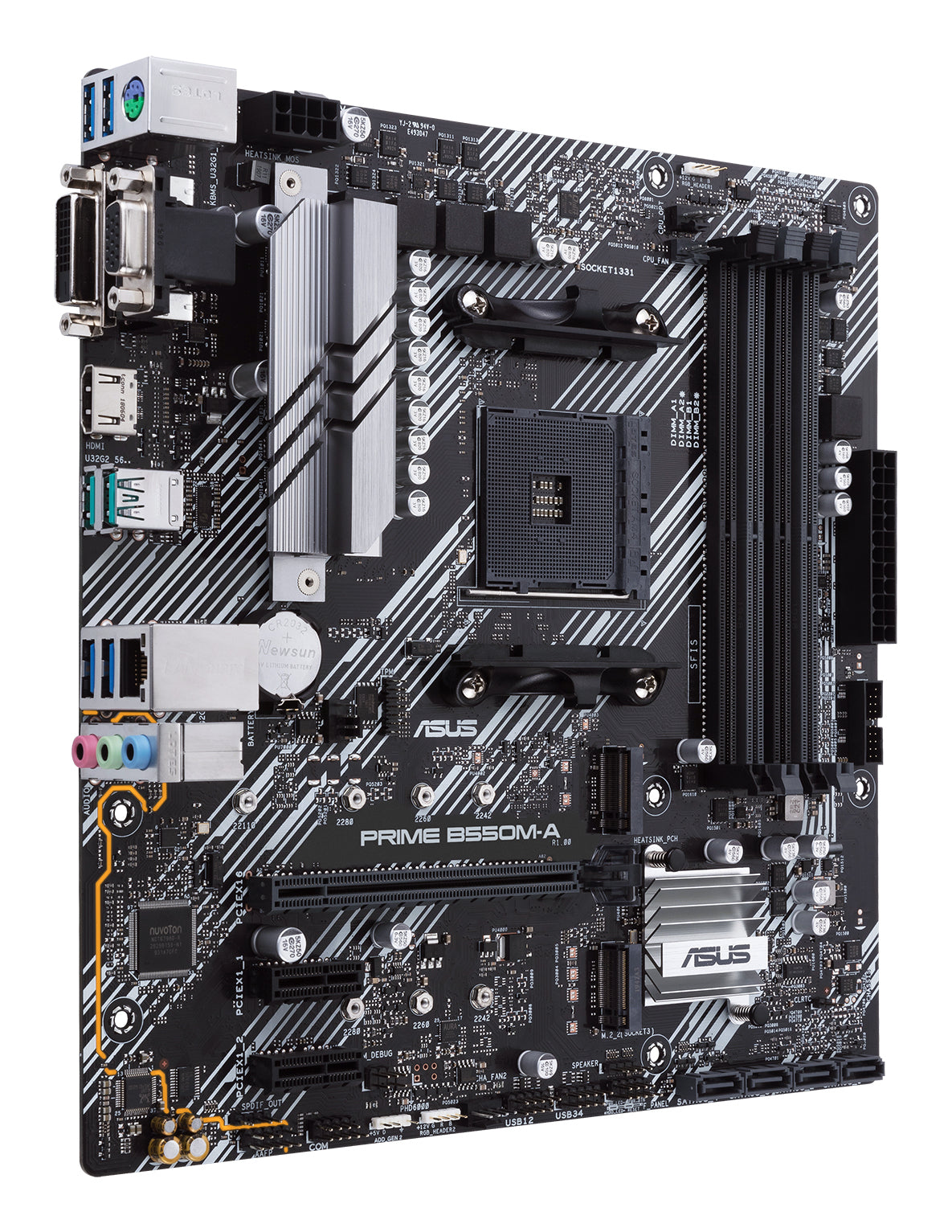 ASUS Prime B550M-A/CSM AMD B550 Socket AM4 micro ATX