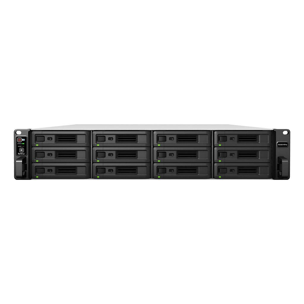 Synology 96TB. 2U, Intel Xeon D-1531 (6x 2.2GHz), 8GB DDR4, 12x 2.5"/3.5", 2x USB 3.2 Gen 1, 4x RJ-45