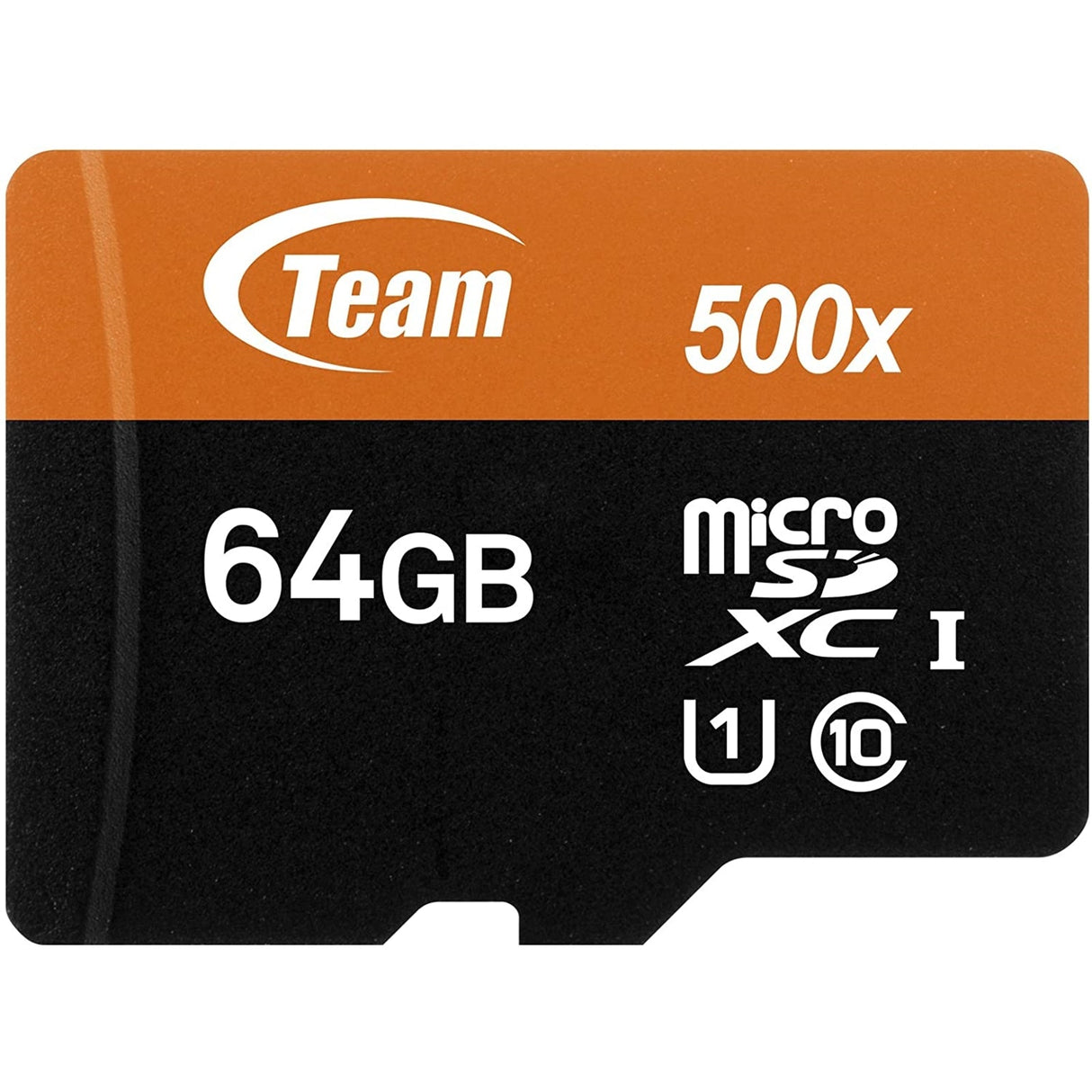 Team 64GB Micro SDXC UHS-1 Class 10 Flash Card with Adapter