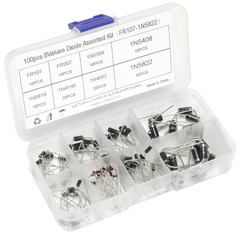 100pcs Diode Assortment