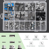 180pcs USB Connector Assortment