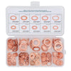 200 stuks assortiment koperen ringen