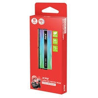 Adata LANCER NEON AX5U7200C3416G-DCLANRSG DDR5 7200MHz, 32GB, (2 x 16GB) CL34, 1.4v, Retail, Silver RGB System Memory, Using Eco-Friendly Material