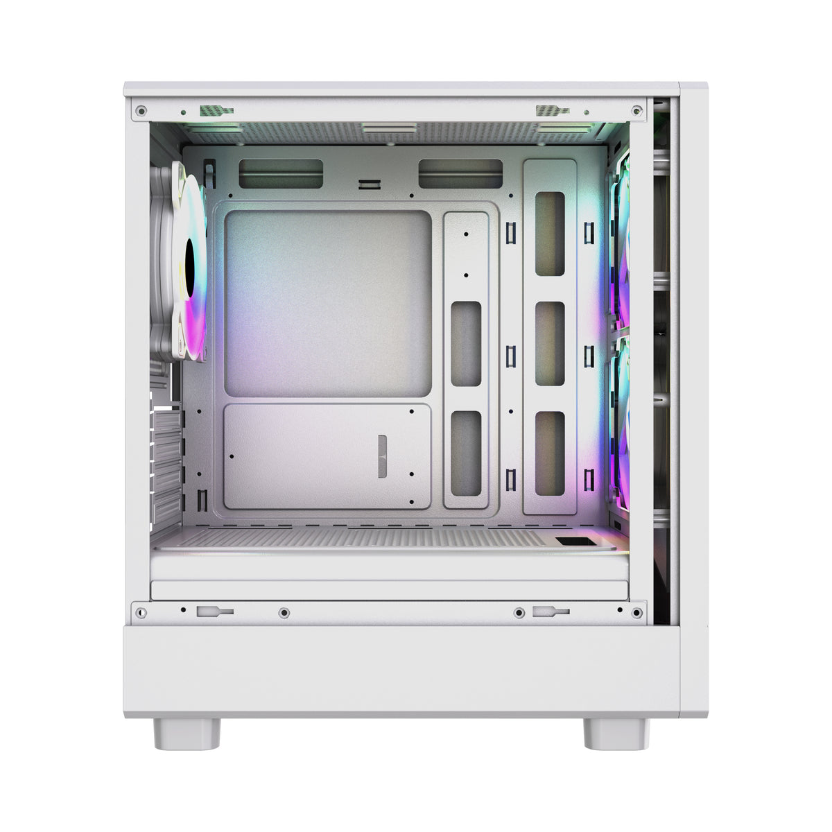 VIDA SPIRE M MATX WHITE GAMING CASE Micro Tower