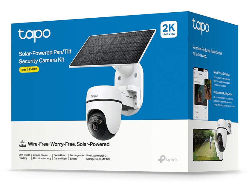 TP-Link Tapo Solar-Powered Pan/Tilt Security Camera Kit