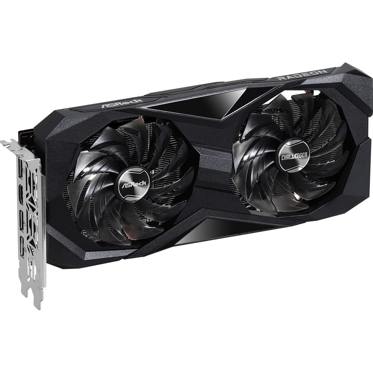 ASRock AMD Radeon RX 7600 Challenger 8GB OC Graphics Card, 8GB GDDR6, 2048 Streams, 2695 MHz Boost Clock, Dual Fan, 3x DisplayPorts / 1x HDMI Port
