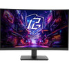 ASRock Phantom Gaming PG27QRT1B 27 Inch QHD (2560 x 1440) Curved 1500R VA Gaming Monitor, 180Hz 1ms (MPRT) Response Time, 2 x HDMI 2.0, 1 x DisplayPort 1.4, 1 x Headphone Out