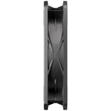 Antec P12R ARGB Reverse PWM 120mm Fan - 4-Pin, Black, High-Airflow Cooling, 9-Blade Design with Anti-Vibration Pads