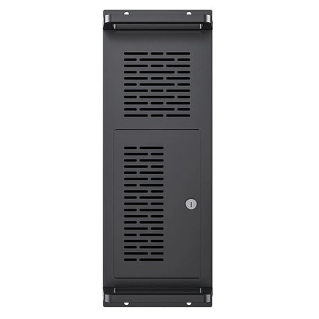 CiT 4U Rackmount Server Case 500mm, Heavy-Duty Industrial Chassis with Lockable Front Door, Supports ATX/mATX, 8x Internal HDD Bays for Massive Storage, Black