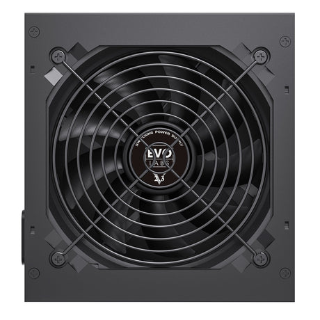 EVO LABS BR750-12BL 750W PSU,120mm Black Silent Fan with Improved Ventilation, Non Modular, High-Efficiency, PFC Certified, CE Compliant, Retail Packaged