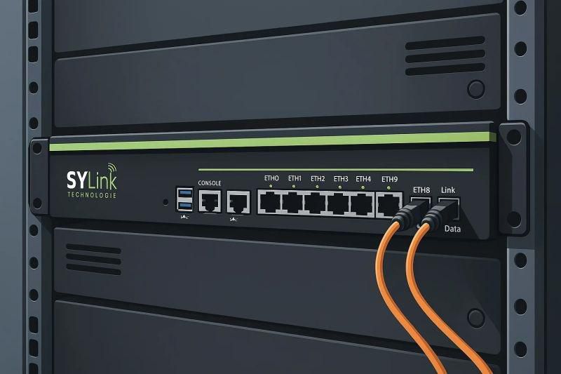 SYLink Pro Mini 50IP13, NDR+NGFW+Behavioral AI, 1U Rack, throughput 2,5 Gbps