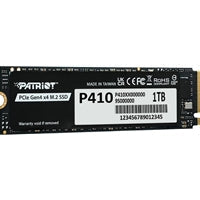 Patriot P410 (P410P1TBM28H) 1TB PCIe Gen4 x4 M.2 SSD , Read 5000MB/s, Write 4500MB/s, 5 Year Limited Warranty