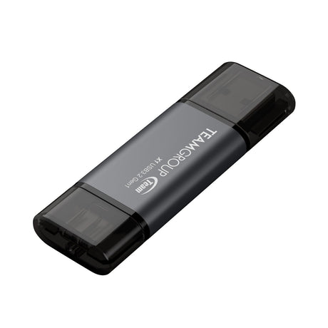 Team TX13128GC01 2 in 1 Dual OTG 128GB Flash Drive, X1 USB 3.2 Gen1, Type C & A, Plug and Play