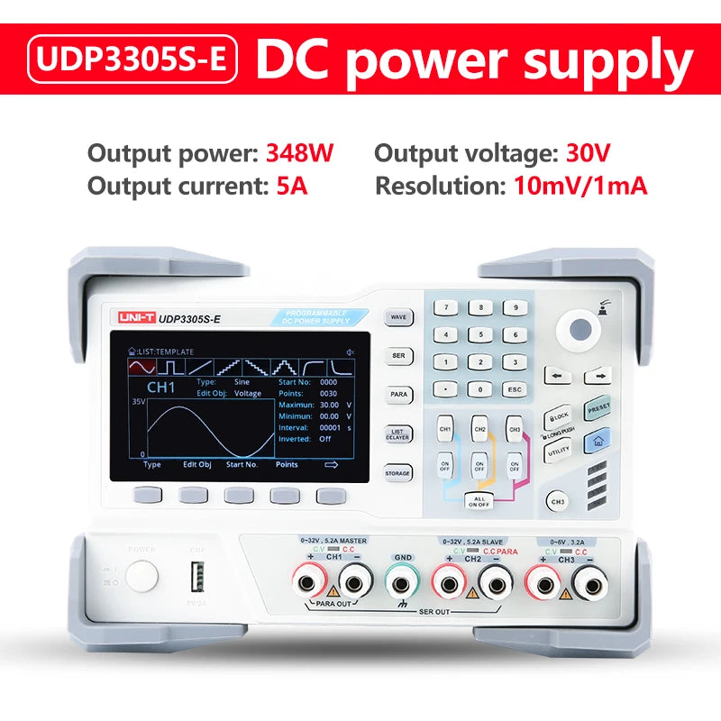 UNI-T UDP3305-E Programmable Adjustable DC Power Supply