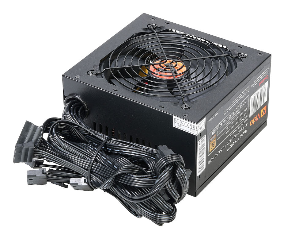 VIDA ATX-500W power supply unit 24-pin ATX Black