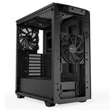 be quiet! Pure Base 500DX Case, Black, Mid Tower, 1 x USB 3.2 Gen 1 Type-A / 1 x USB 3.2 Gen 2 Type-C, Tempered Glass Side Window Panels, 3 x Pure Wings 2 140mm Black PWM Fans Included, ARGB LED Lighting Front Mesh Panel