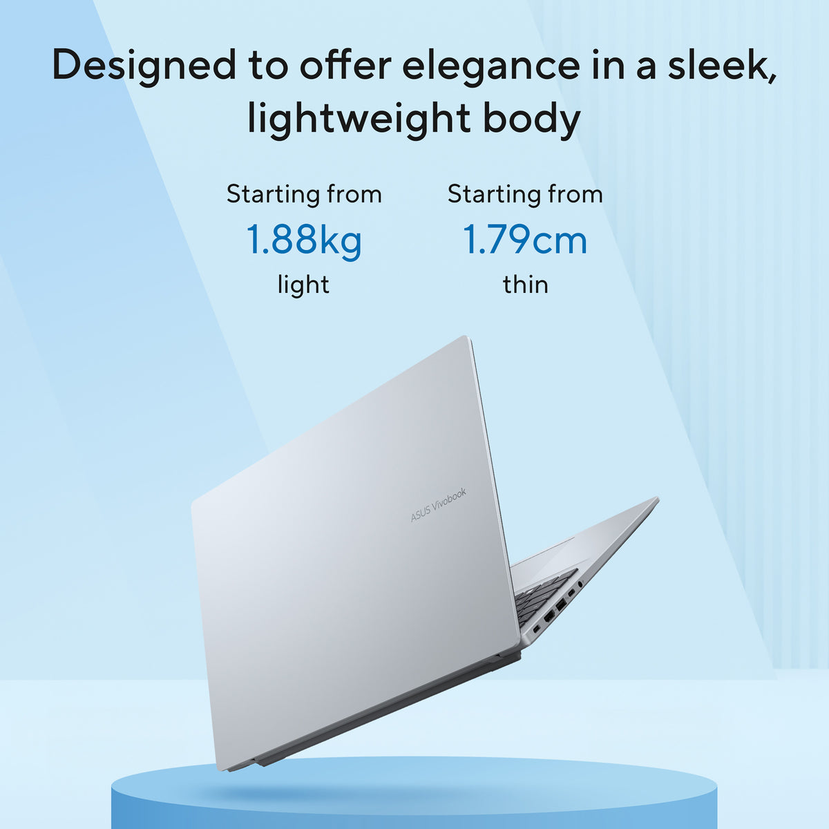ASUS Vivobook 16 X1607AA-MB019W Copilot+ PC Intel Core Ultra 5 325 Laptop 40.6 cm (16") WUXGA 16 GB DDR5-SDRAM 512 GB SSD Wi-Fi 6 (802.11ax) Windows 11 Home Silver