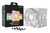 be quiet! LIGHT WINGS LX 140mm PWM 3-Pack White Computer case Fan 14 cm 3 pc(s)